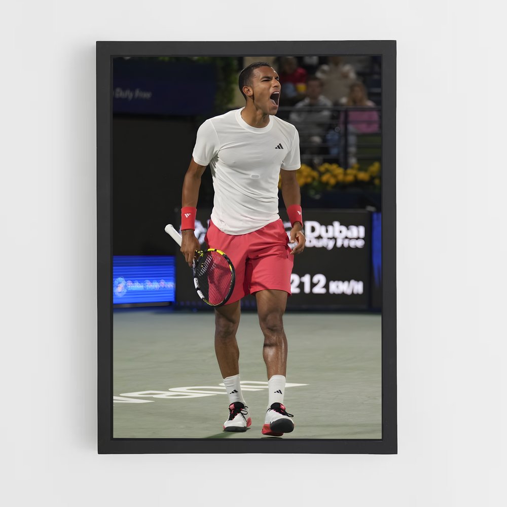 Poster Ace au Service – affiche Tennis (vue 2)